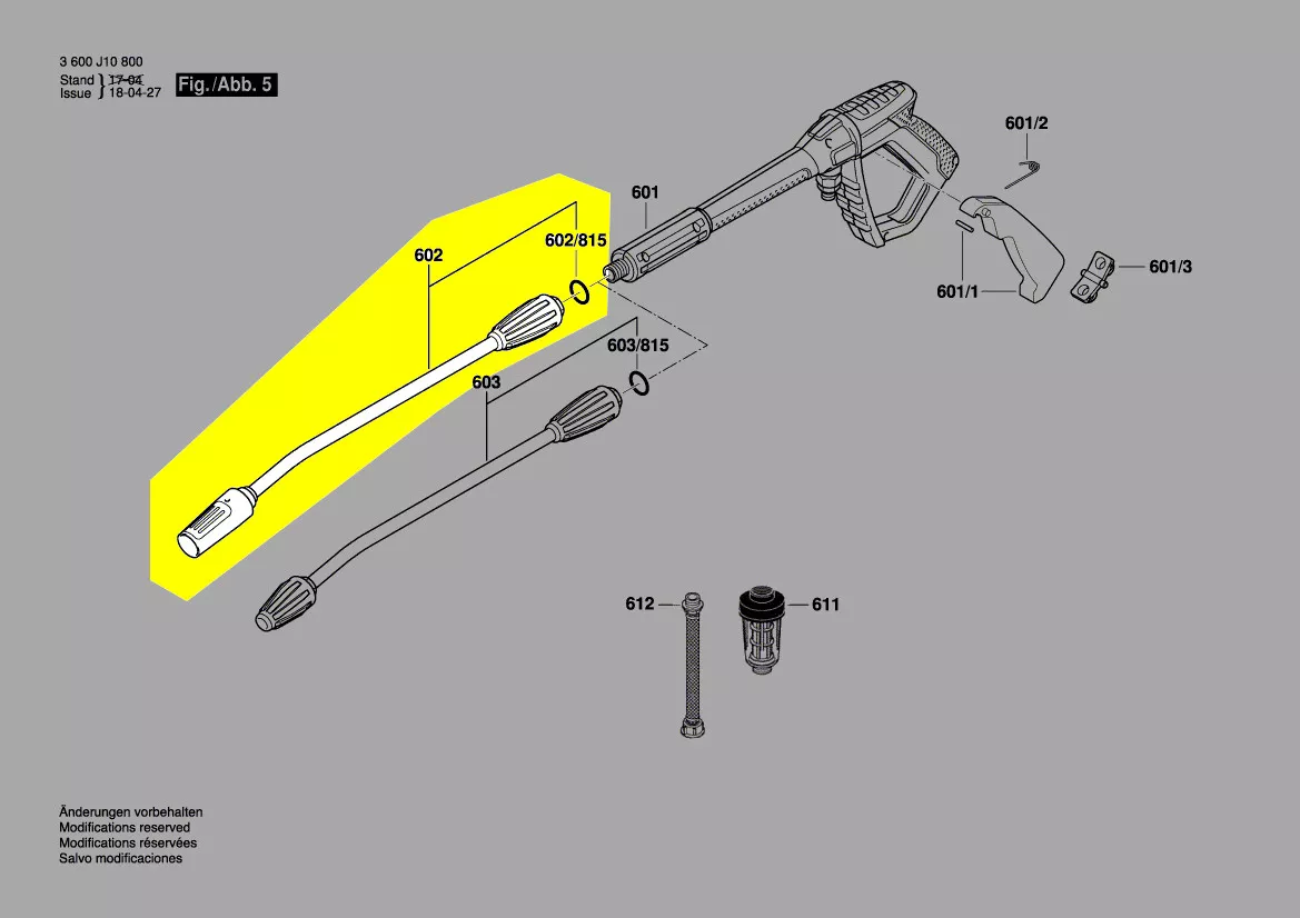 lance jet plat nettoyeur haute-pression réf. F 016 L73 327